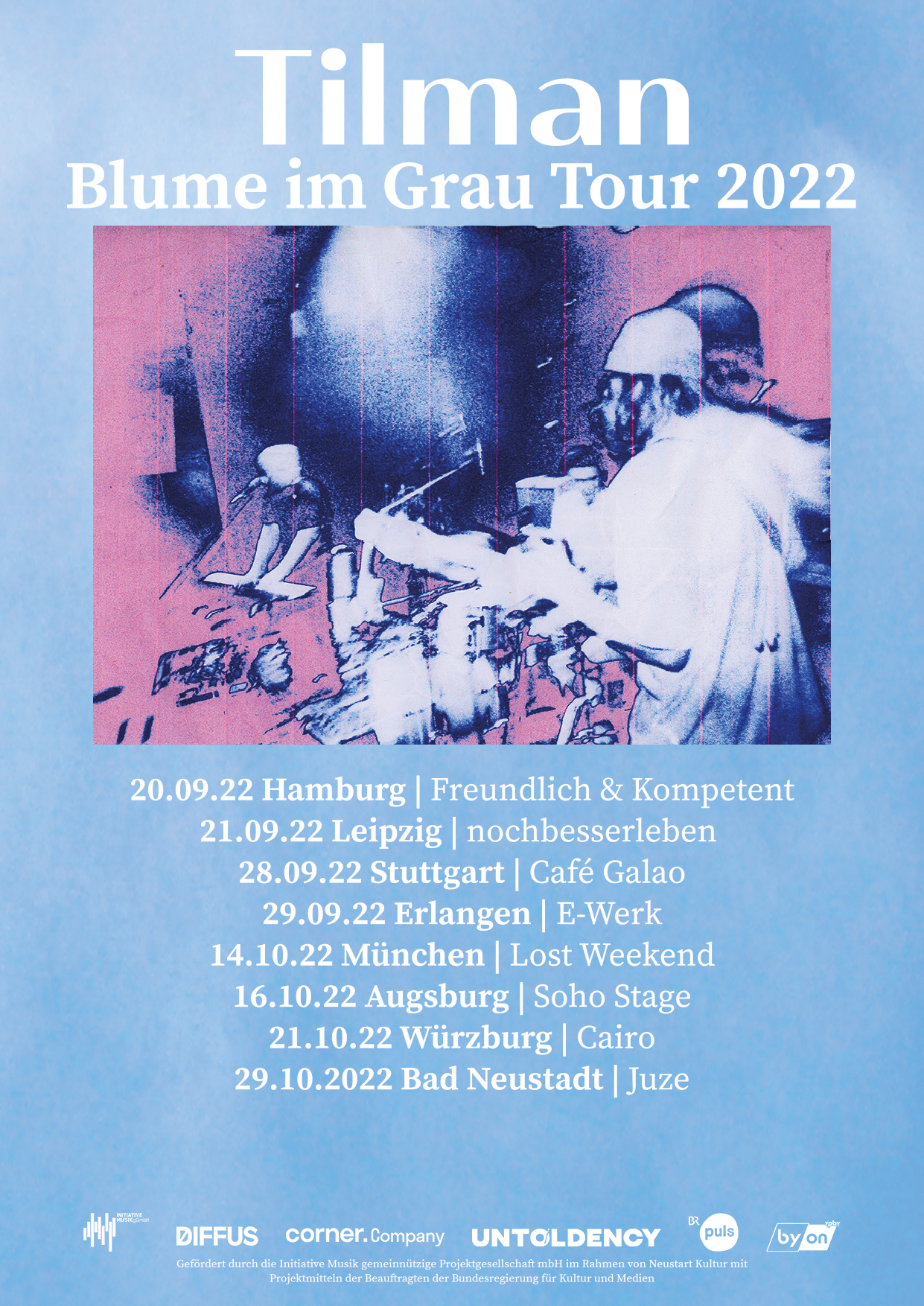 untoldency proudly presents: Tilman „Blume im Grau“ Tour 2022