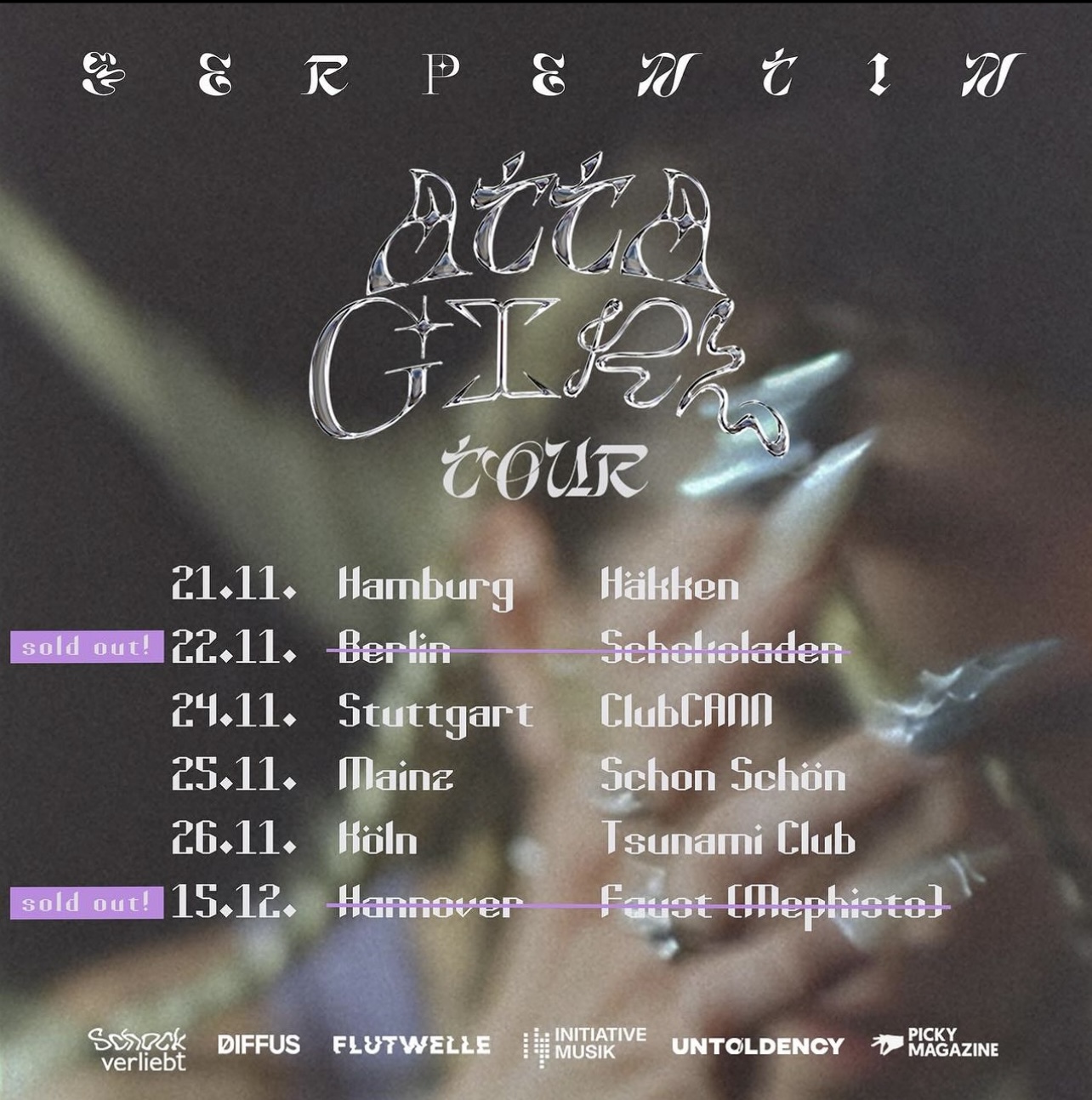 untoldency proudly presents: SERPENTIN „ATTA GIRL“-Tour 2023