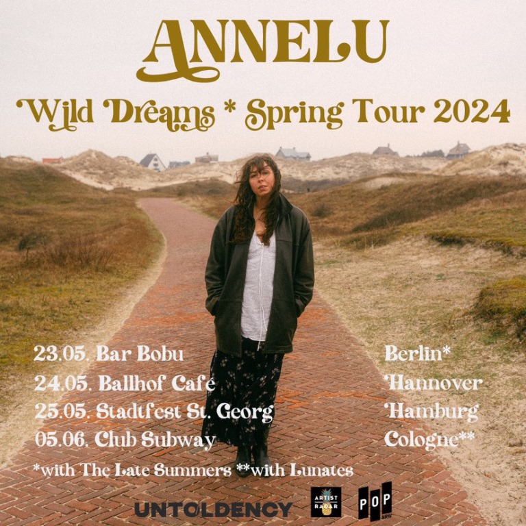 Annelu, Wild Dreams, Backyard, Light On, Tour, Konzerte, Indie, hithome, Köln, sth. to feel, untoldency, Magazin