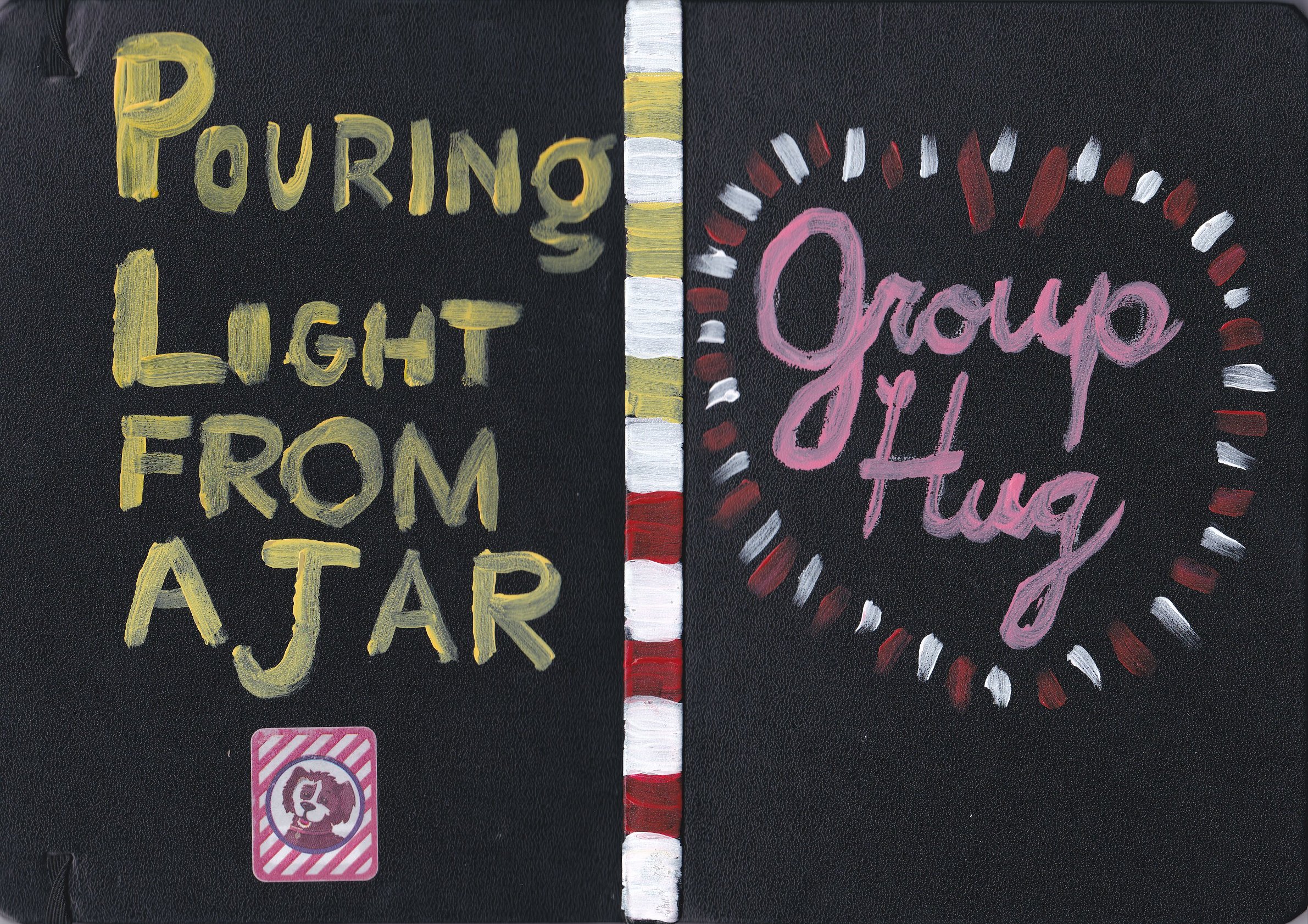 Group Hug über „Pouring Light From A Jar“