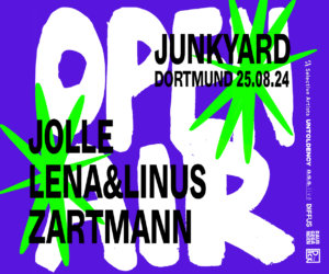 JUNKYARD OPEN AIR, Festival, Dortmund, Lena&Linus, Zartmann, Jolle, Livemusik, Musik, Live, Konzerte, untoldency, Selective Artists