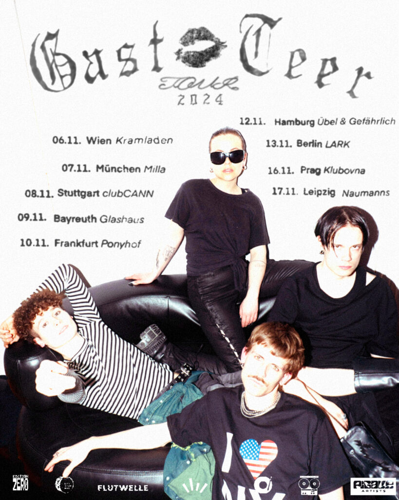 GAST-TEER-Tour-November2024-Verlosung-Tickets-NewWave-PostPunk-Techno-Alternative-Elekto-Pop-Musikmagazin-Untoldency