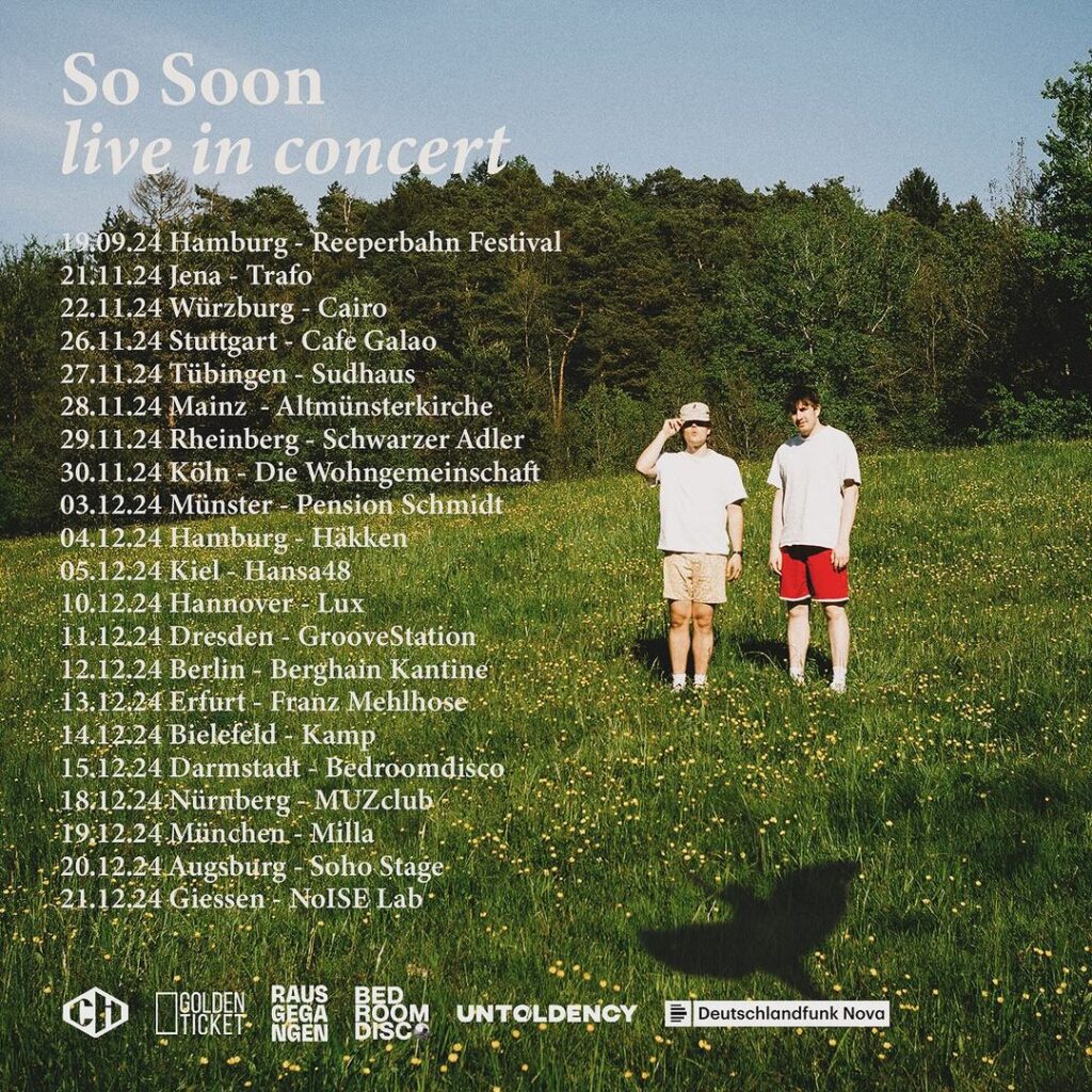 So Soon, So Soon Tour, Wheter You Like It Or Not, Golden Ticket, untoldency, untoldency proudly presents, tour, verlosung, live